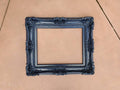 12x16 Ornate Photo Frame, French Frame, Canvas Artwork Paint Frame, Gift, Midnight Blue