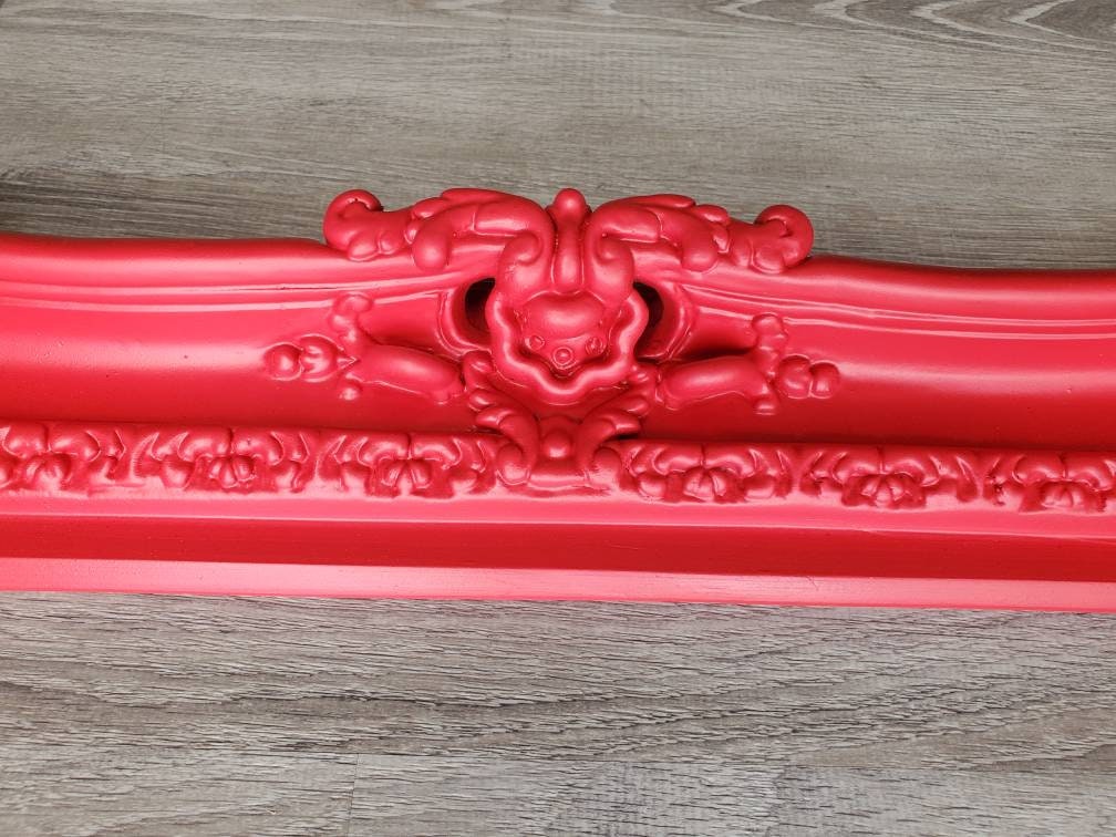 16x20 Red Photo Frame, Ornate Picture Frame, Traditional Original Frame