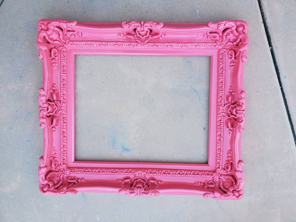 20x24 Hot Pink Picture Frame, French Baroque Frame, Artistic Ideas