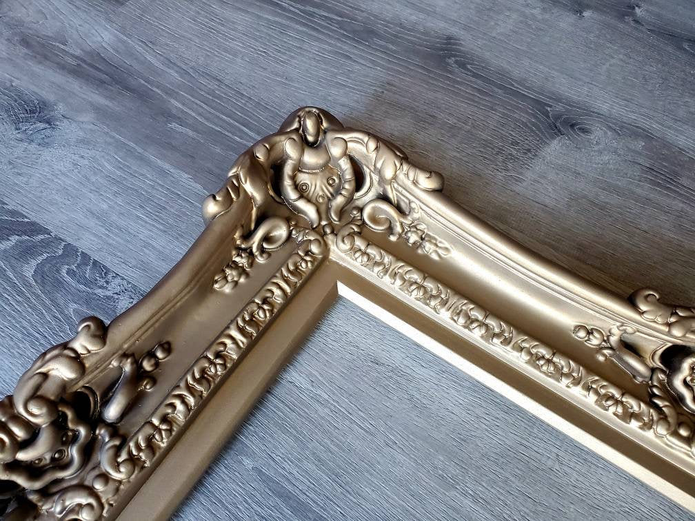 20x24 Champagne Bronze Picture Frame, Original Fancy Frame, Classic