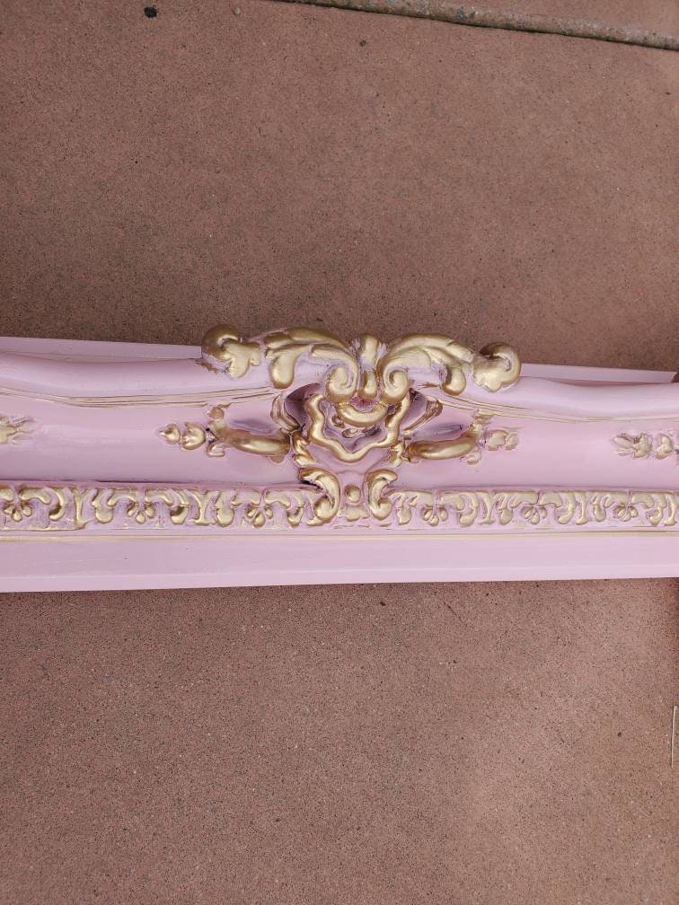 11x14 Baby Pink Picture Frame, Ornate Fancy Frame, Classic Frame