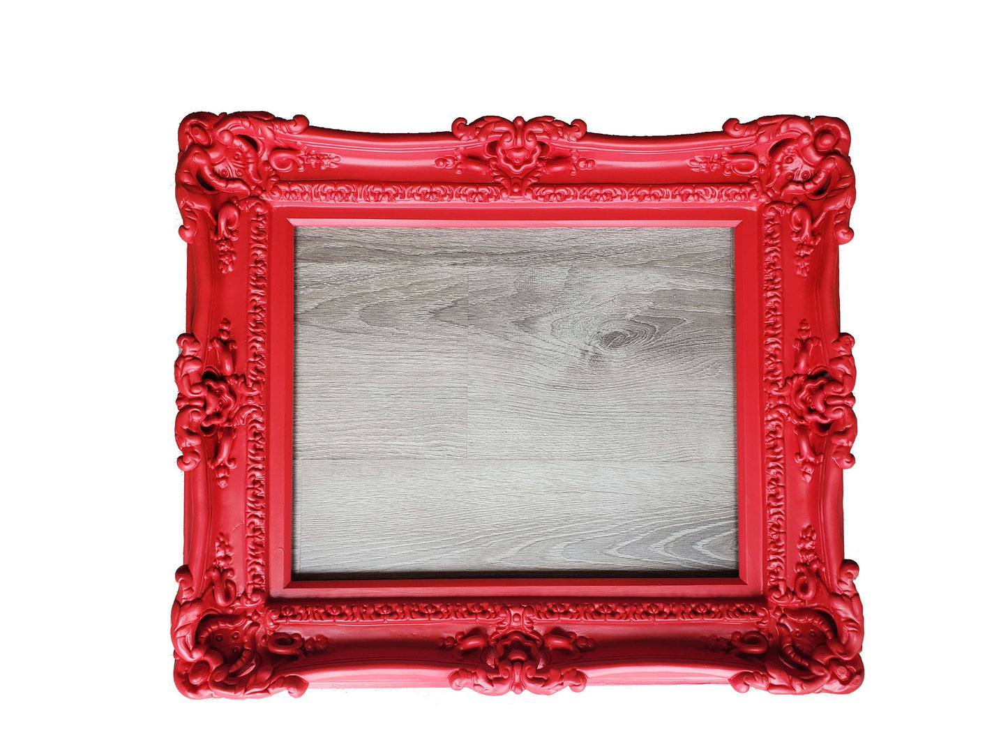 20x24 Red Frame, Traditional Baroque Ornate Picture Frame, Art