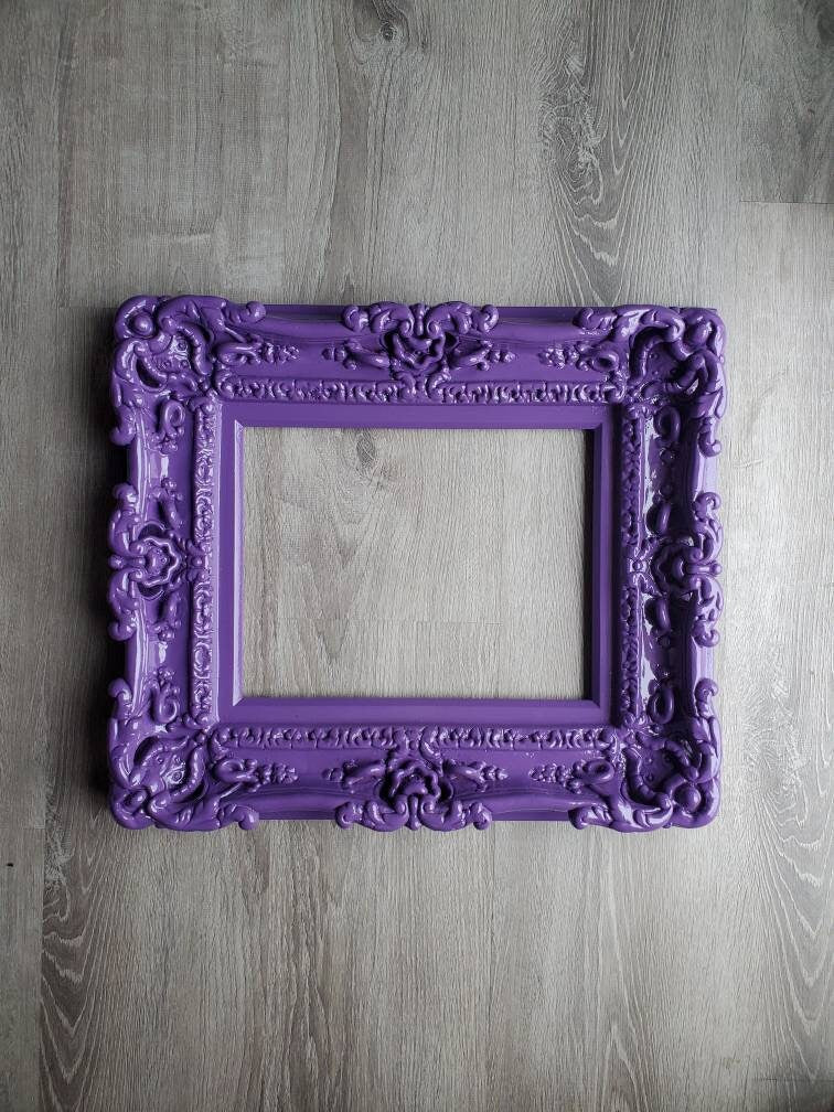 8x10 Kids Picture Frame, Baroque Photo Frame, Children's Frame, Artistic Artwork Fancy Frame