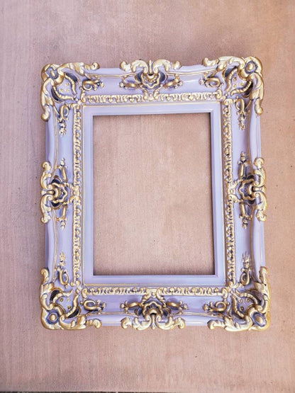 12x16 Lavender Picture Frame, Baby Frame, Girls Photograph, Classic Frame, Fancy Frame