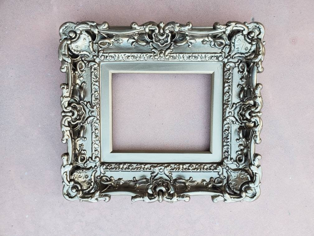 8x10 Baroque Victorian Photo Frame, Ornate Frame, Wall Picture Frame, Artwork