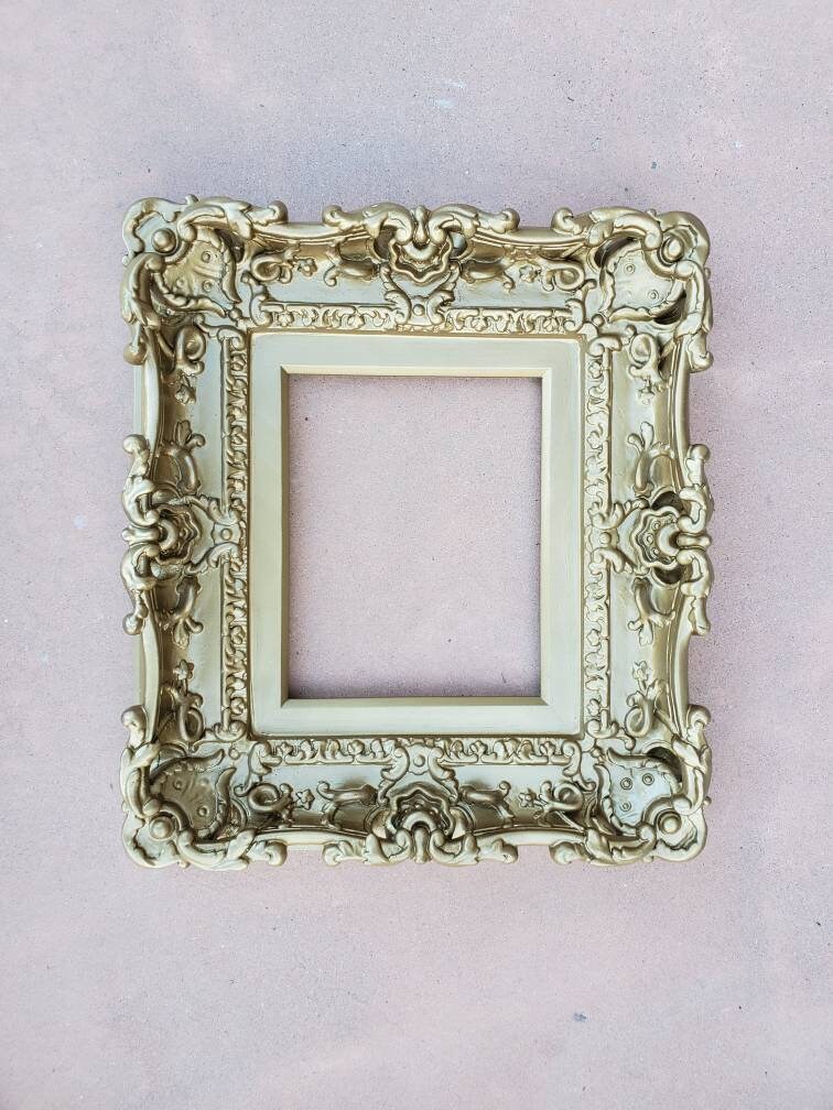 8x10 Baroque Picture Frame, Artwork, Fancy Frame, Painting, Photo Frame, Home Frames