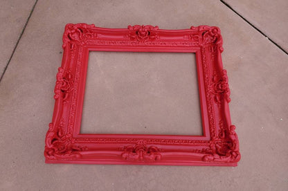 16x20 Ornate Red Picture Frame, Photography Ideas, Colonial Classic Frame