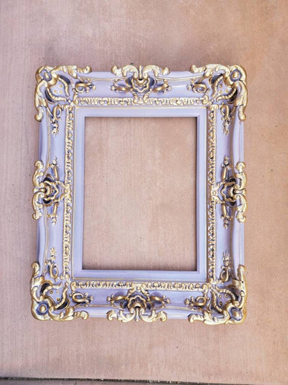 12x16 Lavender Picture Frame, Baby Frame, Girls Photograph, Classic Frame, Fancy Frame