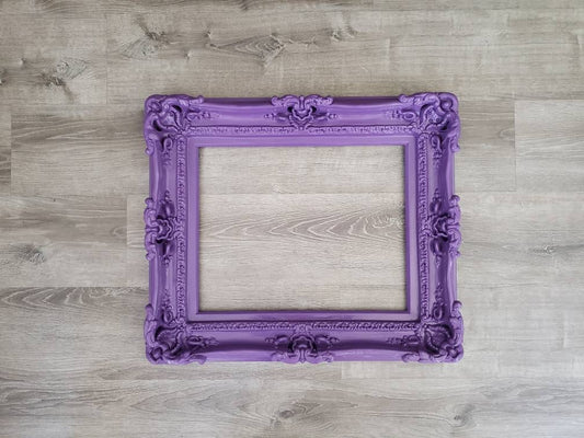 16x20 Hot Purple Picture Frame, Baroque Ornate Playful Teens Room, Kids Gift Ideas