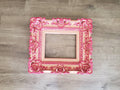 8x10 Cottage chic pink frame, baroque baby picture frames, art frames, wall photo frame