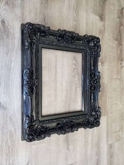 11x14 Black Frame, Gothic Fancy Frame, Classic Frame, Original