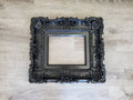 8x10 Black Frame, Baroque Art Picture Frame, Cottage Chic Stylish Frame