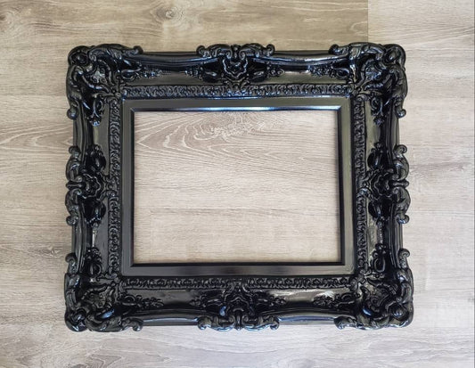 11x14 Black Frame, Gothic Fancy Frame, Classic Frame, Original