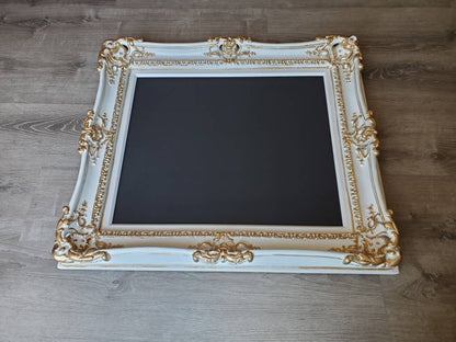 20x24 White Picture Frame, Elegant Wedding Photo Frame, Original Frame