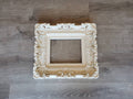 8x10 Cracked Cottage Chic Vintage Photo Frame, Baroque Ornate Wedding Frame