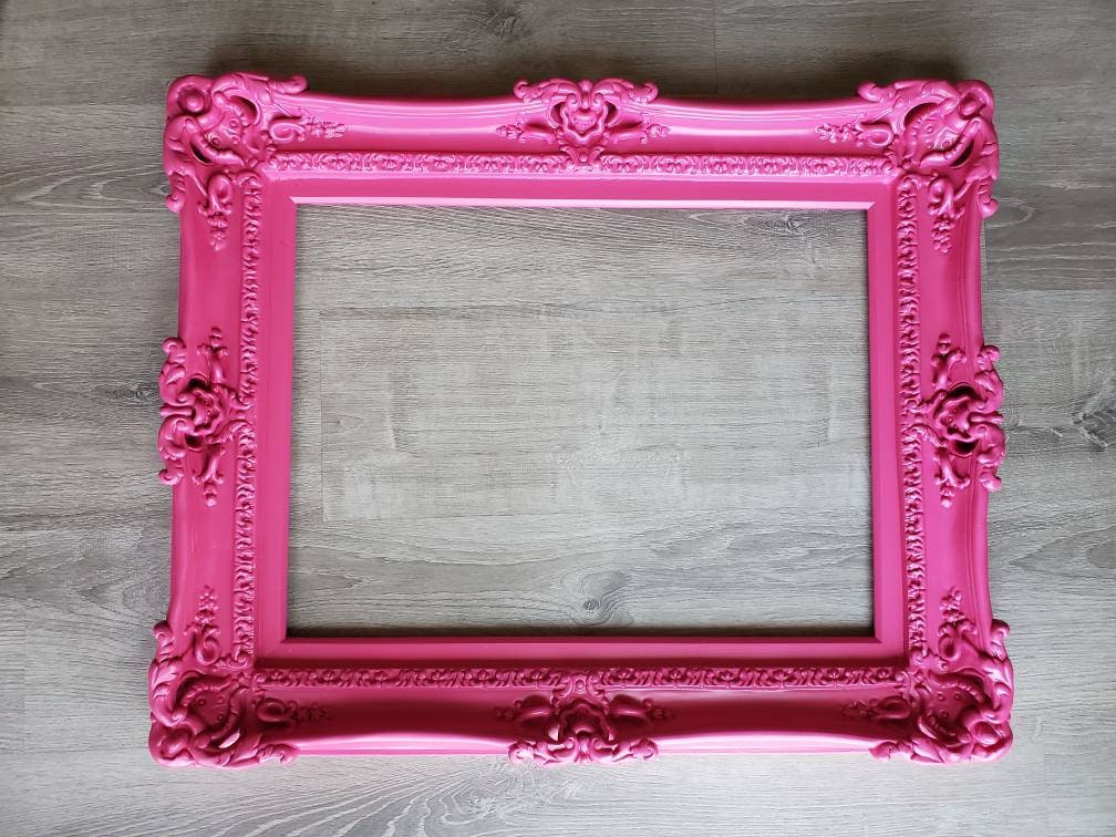 20x24 Diva Pink Picture Frame, Kids Room Gift, Girl's Frame Ideas, Fancy