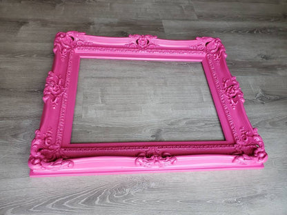 20x24 Diva Pink Picture Frame, Kids Room Gift, Girl's Frame Ideas, Fancy