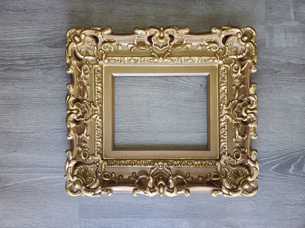 8.5x11 Photo Frame, Ornate Picture Frame, Victorian Traditional Frame, Colonial Diploma