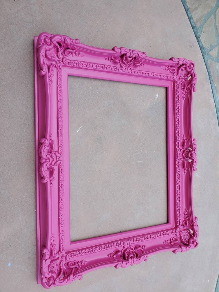 20x24 Pink Picture Frame, Girl Room Gift, Photography, Fancy Original Frame