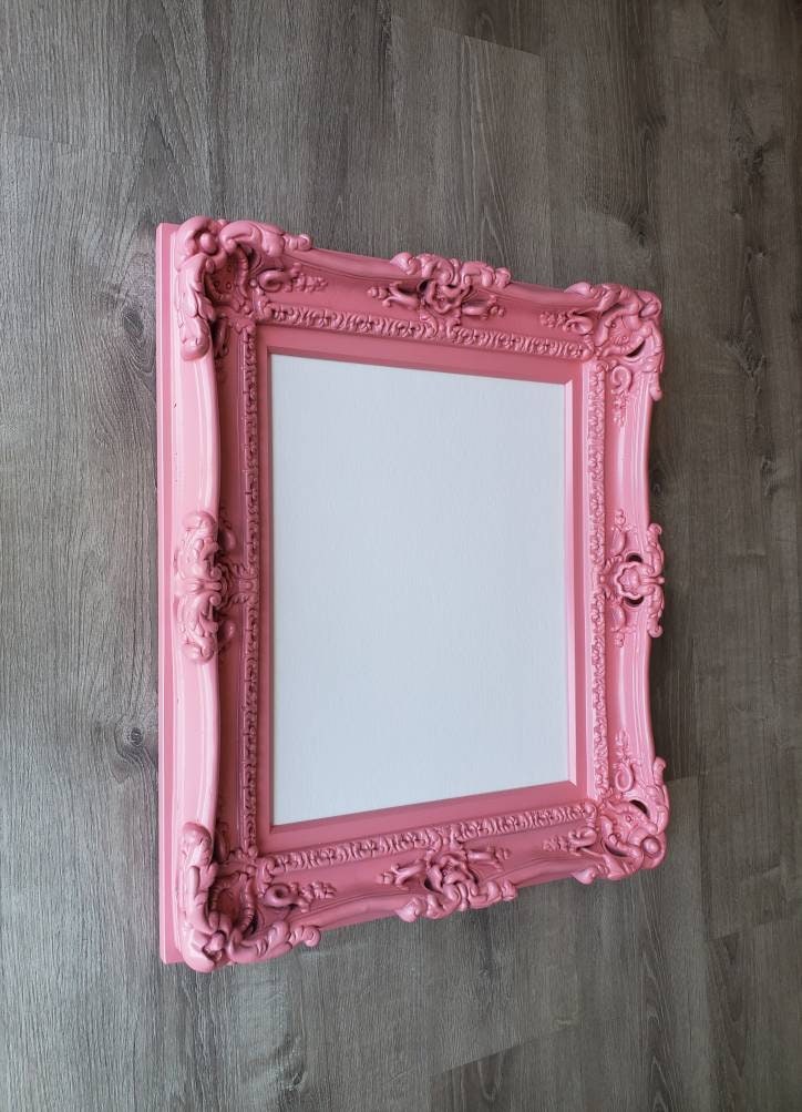 16x20 Pink ornate picture frame, artistic ideas baby framed