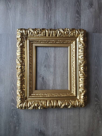 Different Sizes, Gold Ornate Wall Baroque Frame, Frames for canvas, Print, Photography, Picture, Art, Wedding Gifts, Home Décor Ideas