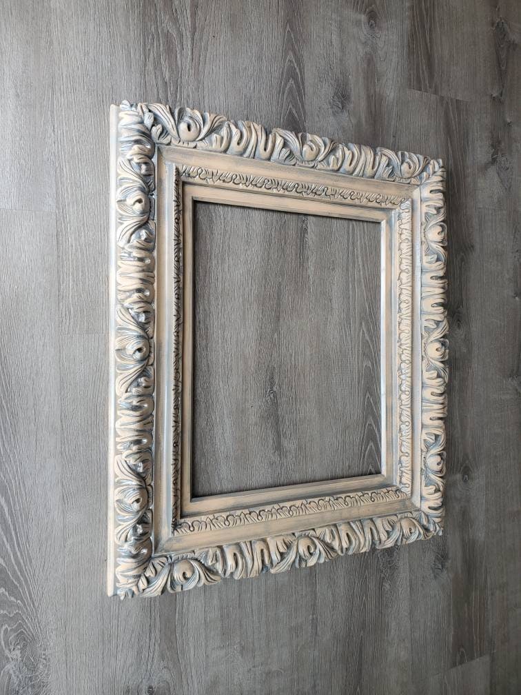 Shabby Chic Ornate Frame, Wall Baroque Frame, Frames for Canvas, Print, Photography, Art, Different Sizes of Frames, Chalkboard