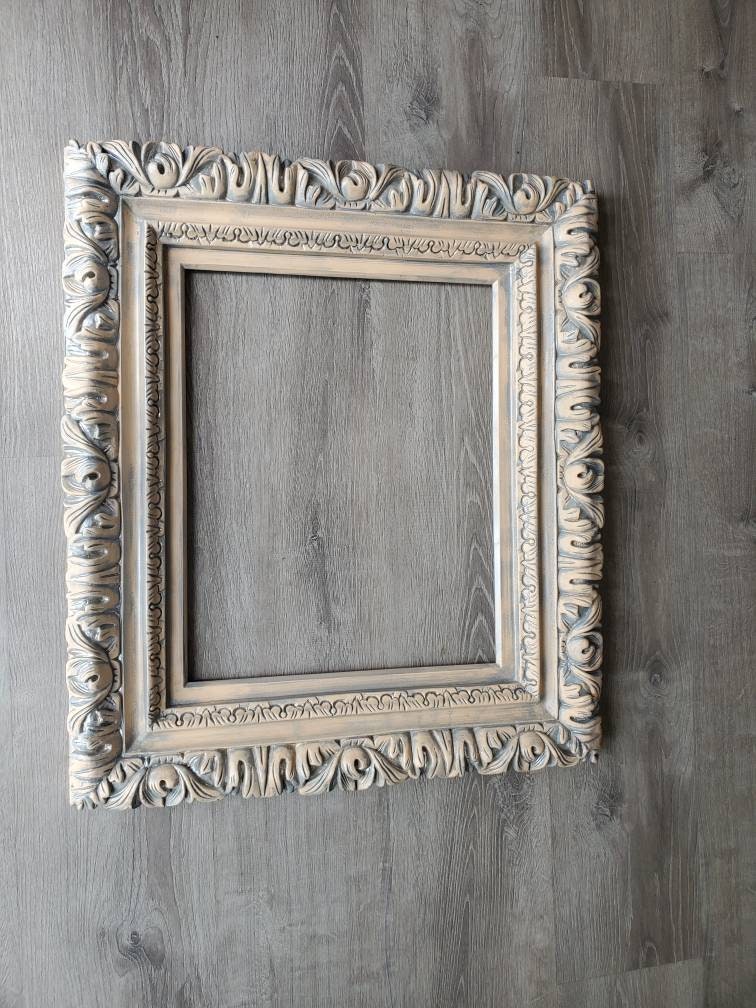 Shabby Chic Ornate Frame, Wall Baroque Frame, Frames for Canvas, Print, Photography, Art, Different Sizes of Frames, Chalkboard