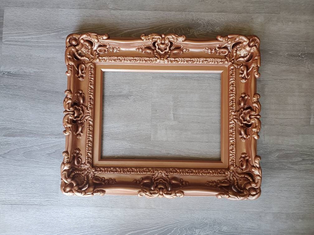 11x14 Copper Picture Frame, Classic Photo Frame, Victorian Classic Frame