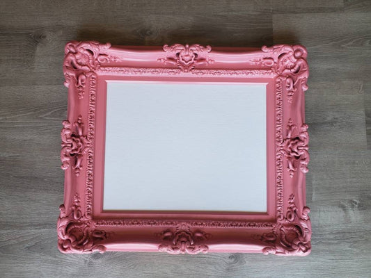 16x20 Pink ornate picture frame, artistic ideas baby framed