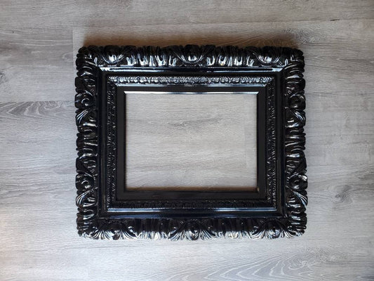 Black Frames, Ornate Wall Baroque Frame for canvas, Print, Photography, Picture, Art, Birthday Gifts, Home Accents, Small Different Sizes