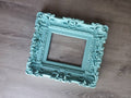 8x10 Baroque Wall Mint Picture Frame, Fancy Artwork, Cottage Chic Frame
