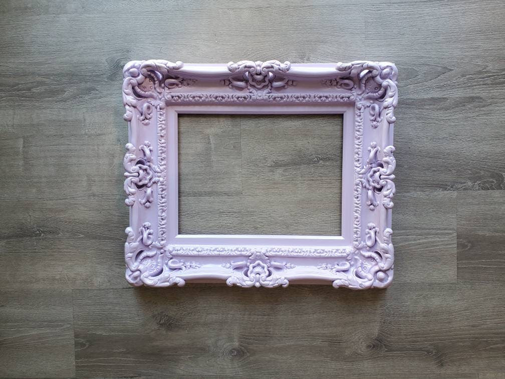 12x16 Baby Picture Frame, Shabby Chic Ornate Fancy Photography Girl's Original Frame