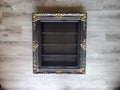 20x24 Ornate Wall Black Frame Display, Spice Rack, Essential Oil Rack, Nail Polish