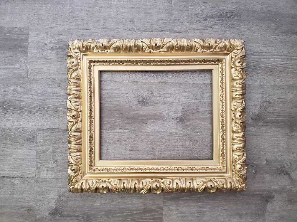 20x24 Gold Ornate Frame, Fancy Frame, Modern Artistic Art