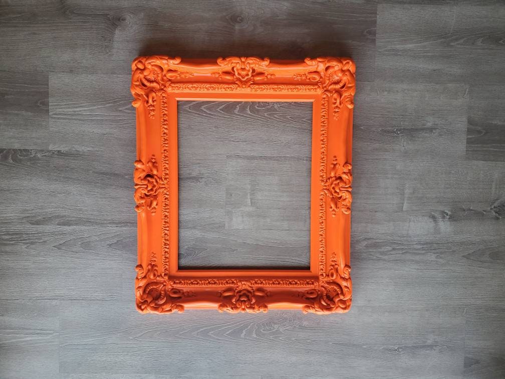 11x14 Orange Photo Frame, Fancy Colorful Home Ideas, Photography