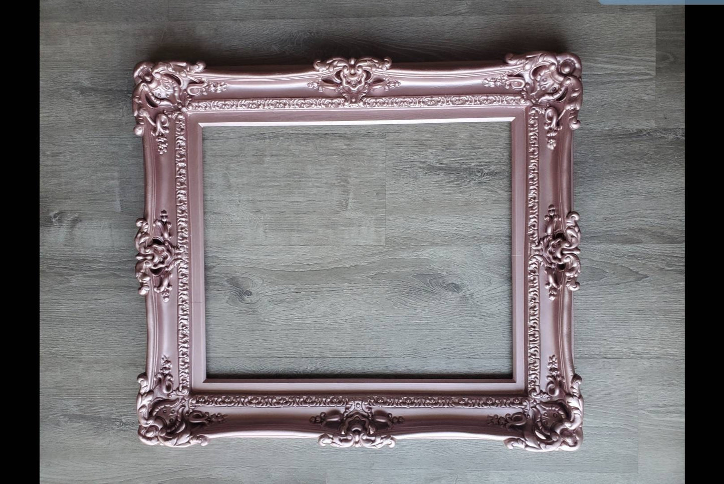 20x24 Pink Picture Frame, Decorative Baroque Original Style Baby Frames