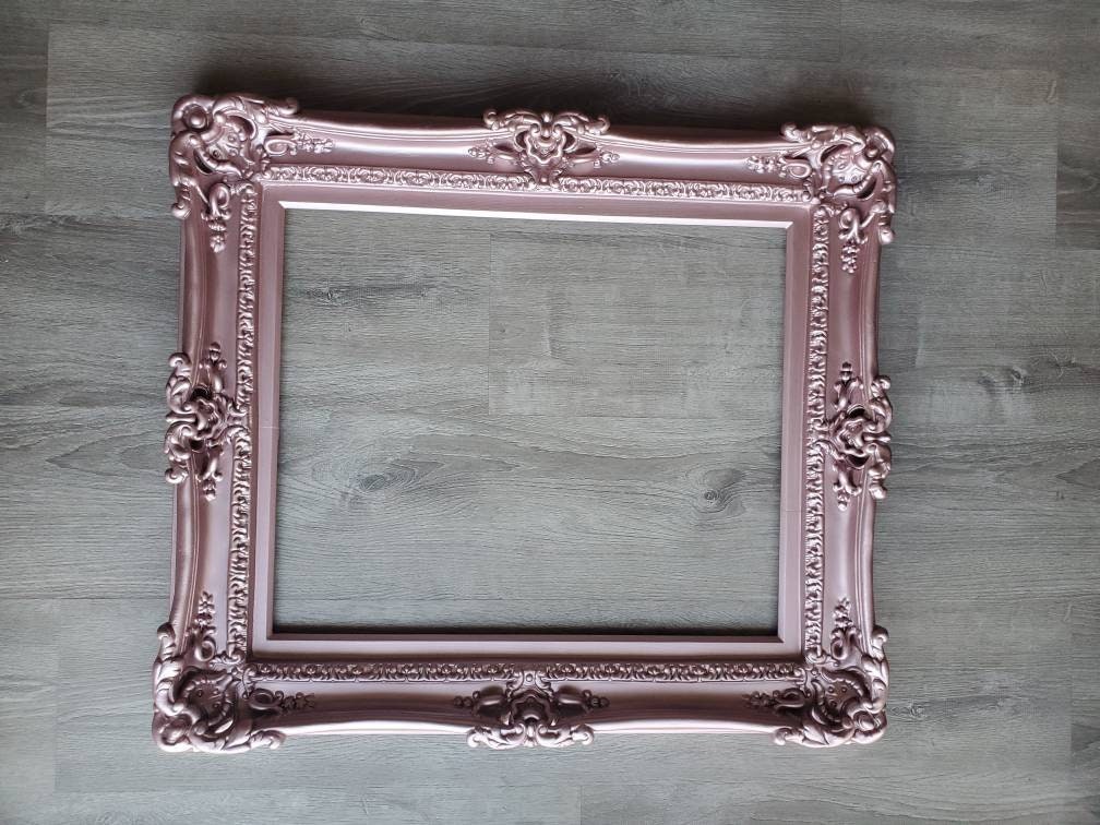 16x20 Rose Pink Frame, Elegant Picture Frame, Fancy Girls Photography