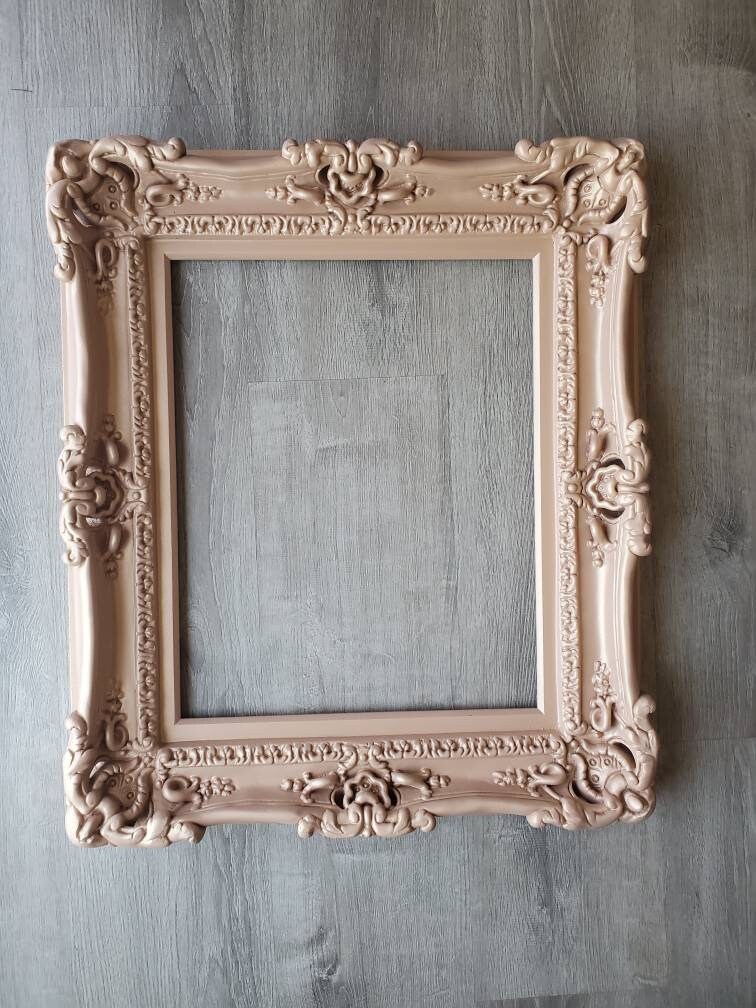 12x16 Classic Frame, Nude Photo Frame, Ornate Baroque Picture Frame, Canvas, French