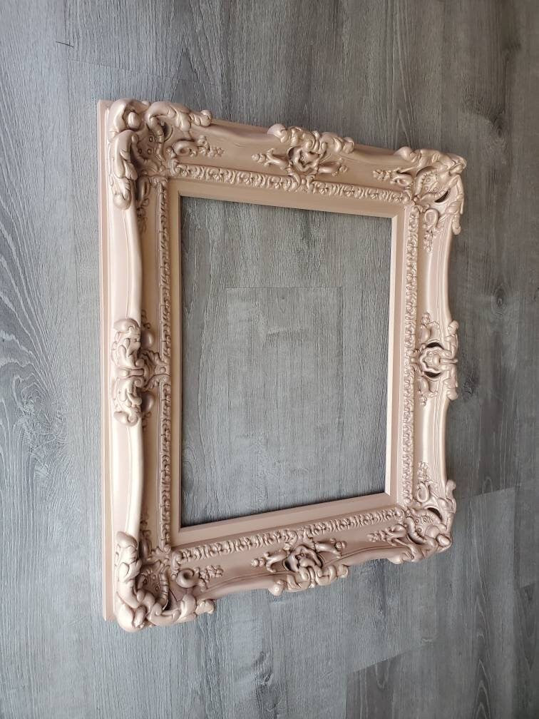 12x16 Classic Frame, Nude Photo Frame, Ornate Baroque Picture Frame, Canvas, French