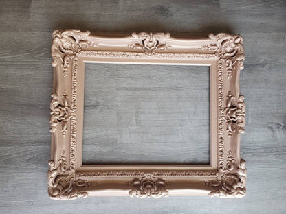 12x16 Classic Frame, Nude Photo Frame, Ornate Baroque Picture Frame, Canvas, French