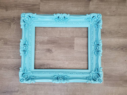 20x24 Aqua Blue Photo Frame, Picture Frame, Photography, Baby Frame