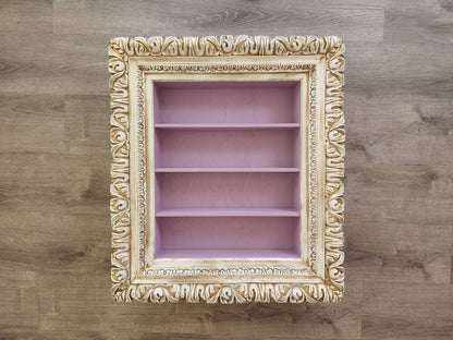 20x24 Vintage Gold Shelves Display, Essential Oil Rack, Nail Polish, Spice Rack