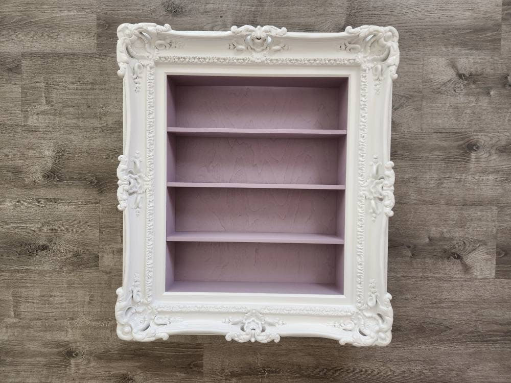 20x24 Baroque Nail Polish Display, Spice Rack, Essential Oil Rack Shelf, Victorian