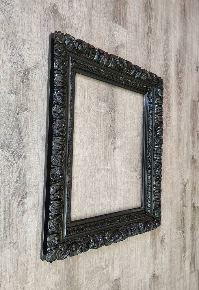 20x24 Black Frame, Ornate Baroque Photo Frame, Photography, Picture Frame