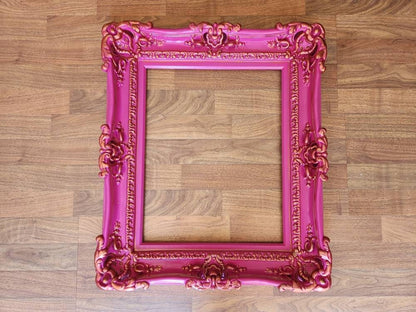 16x20 Diva Pink Bronze Ornate Picture Frame, Colonial Baroque Frame, Artistic Ideas