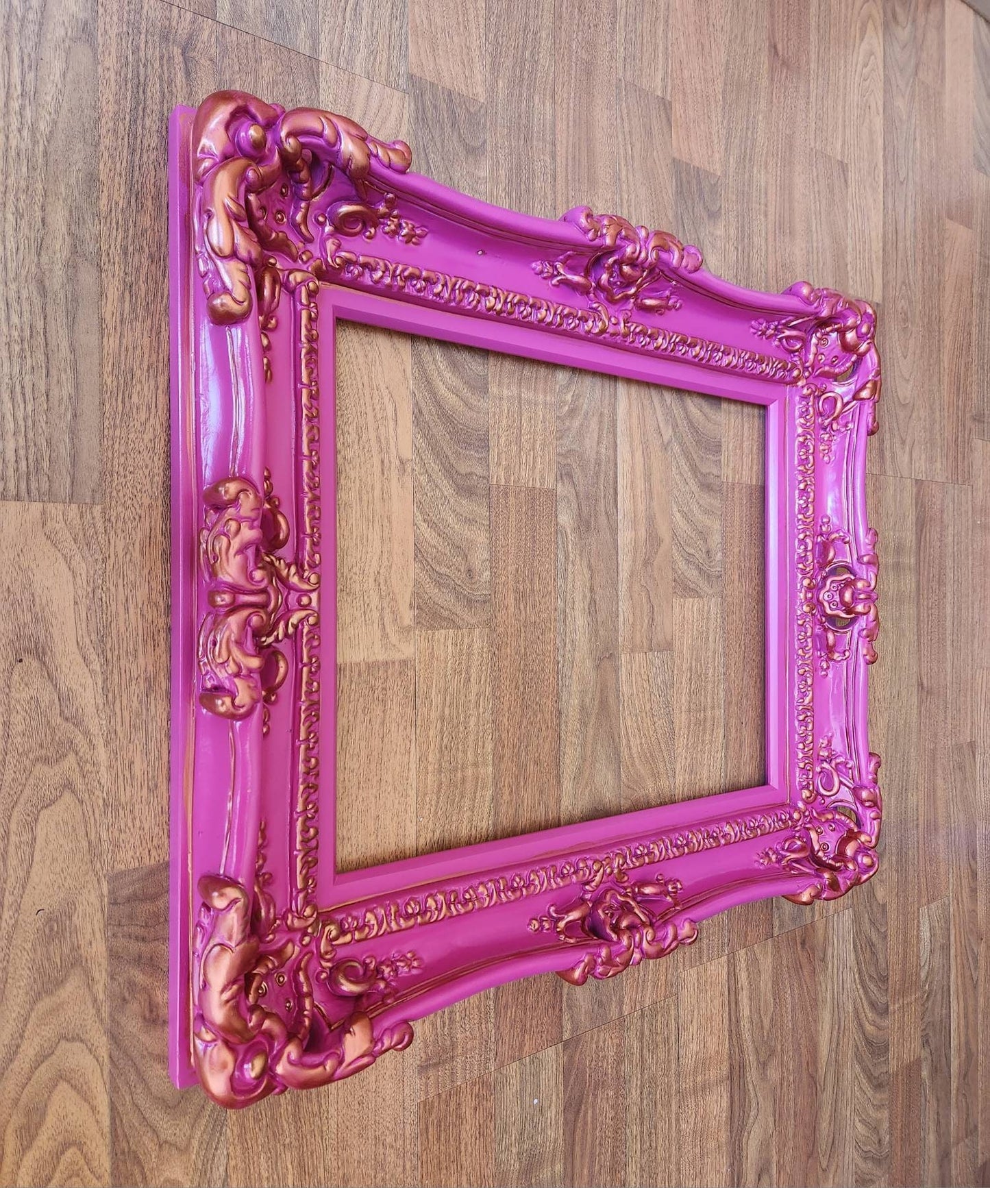 16x20 Diva Pink Bronze Ornate Picture Frame, Colonial Baroque Frame, Artistic Ideas