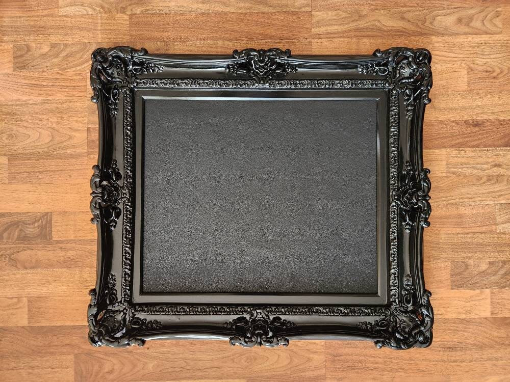 20x24 Gothic Black Picture Frame, Ornate Classic Frame