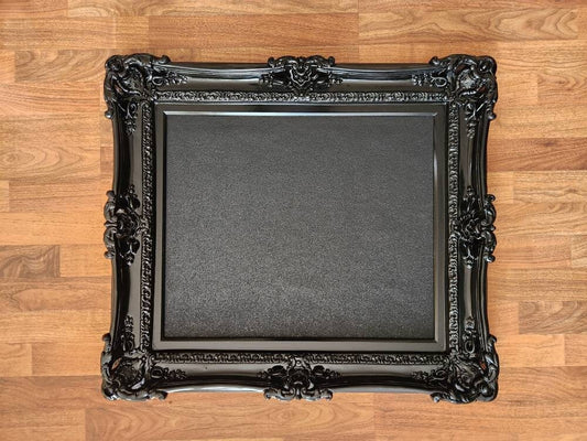 20x24 Gothic Black Picture Frame, Ornate Classic Frame