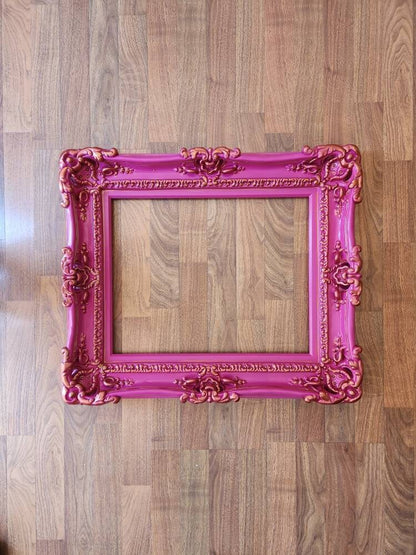 20x24 Diva Pink Picture Frame, Wall Photography, Art, Painting, Fancy Modern Frame