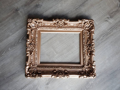 12x16 Photo Frame, Rose Gold Victorian French Style, Wedding Frame, Photography, Art